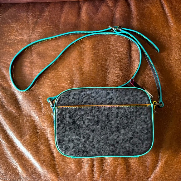 NWOT Kurt Geiger Black Crossbody Bag with Multicolor Accents - Picture 14 of 15